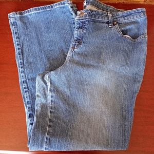 Lee Natural Straight Leg Jeans Womens 18W Medium